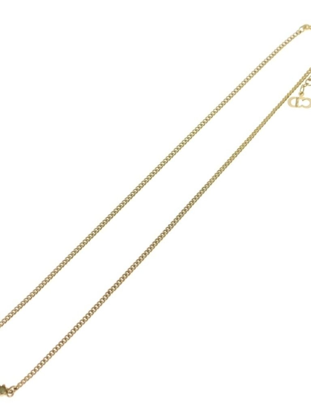 Dior CD Logo Chain Necklace Gold - Picture 2 of 6